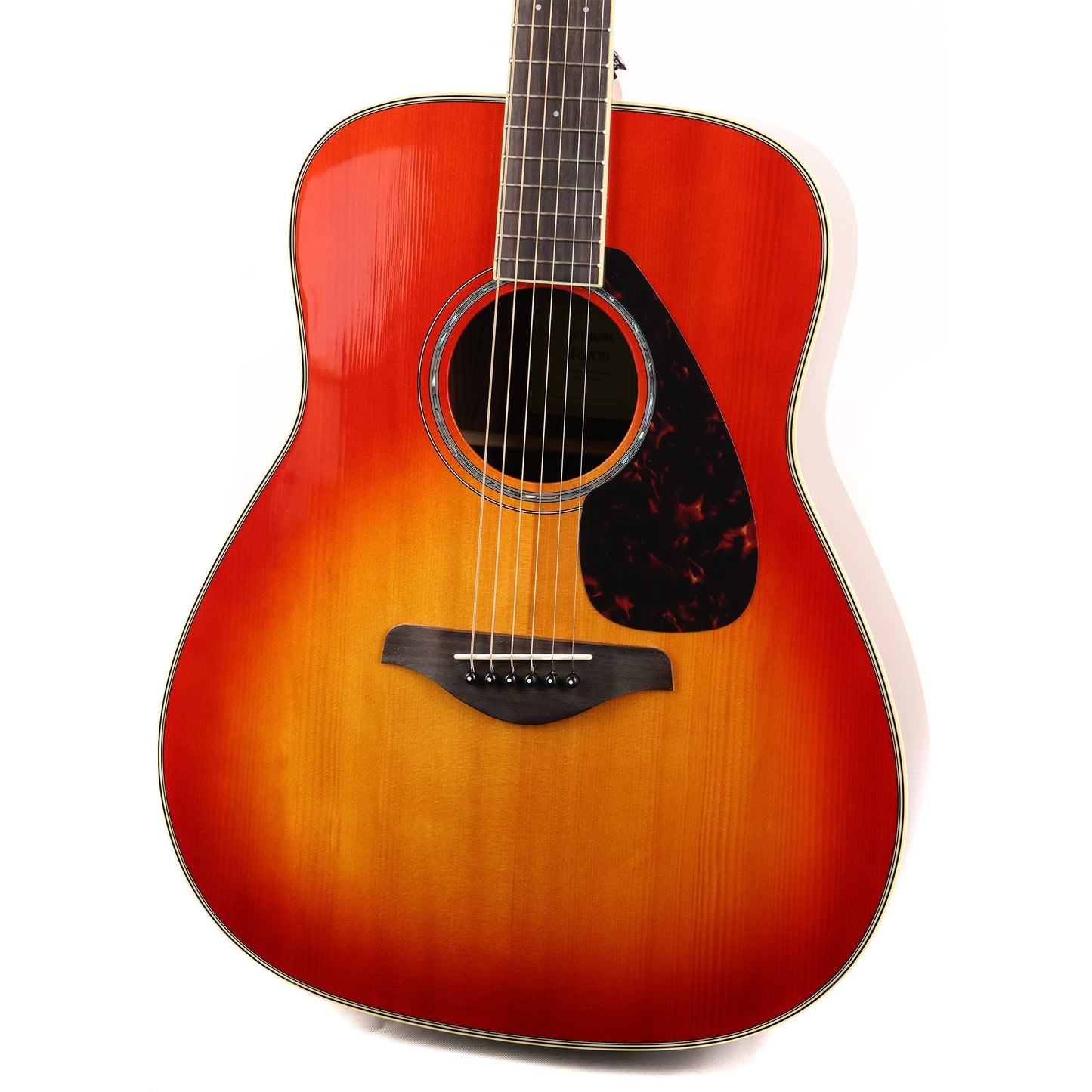 Yamaha FG830 Dreadnought Acoustic Guitar Autumn Burst