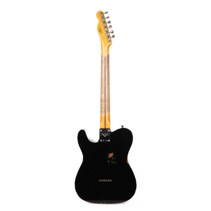 Fender Custom Shop Roasted Pine Double Esquire Relic Faded Aged Black 2023