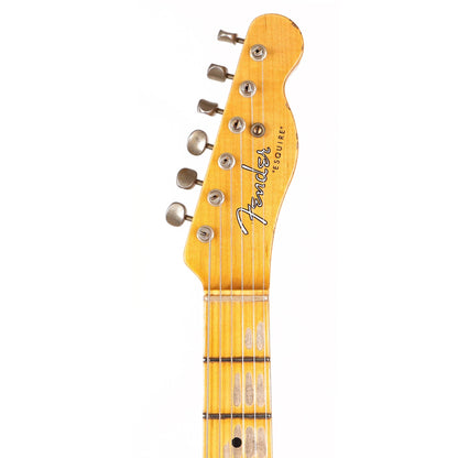 Fender Custom Shop Roasted Pine Double Esquire Relic Faded Aged Black 2023