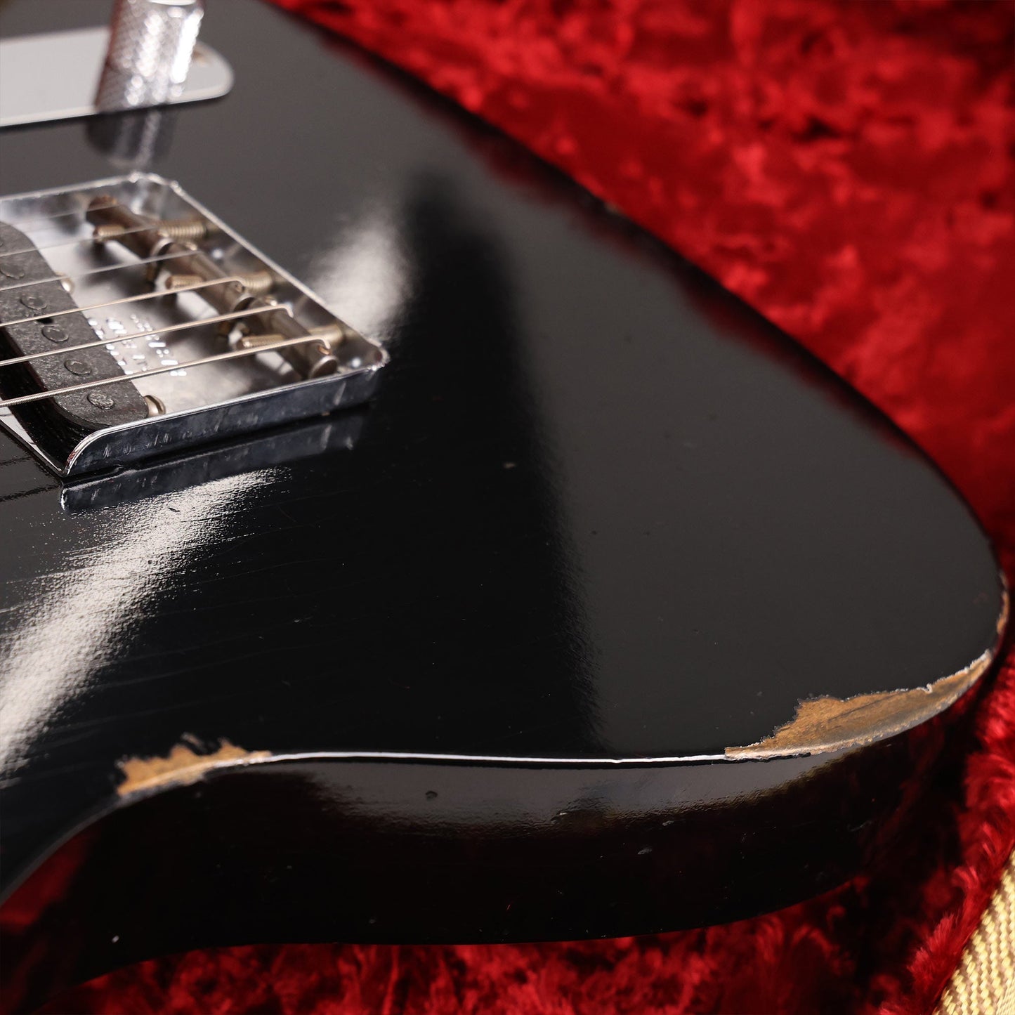 Fender Custom Shop Roasted Pine Double Esquire Relic Faded Aged Black 2023