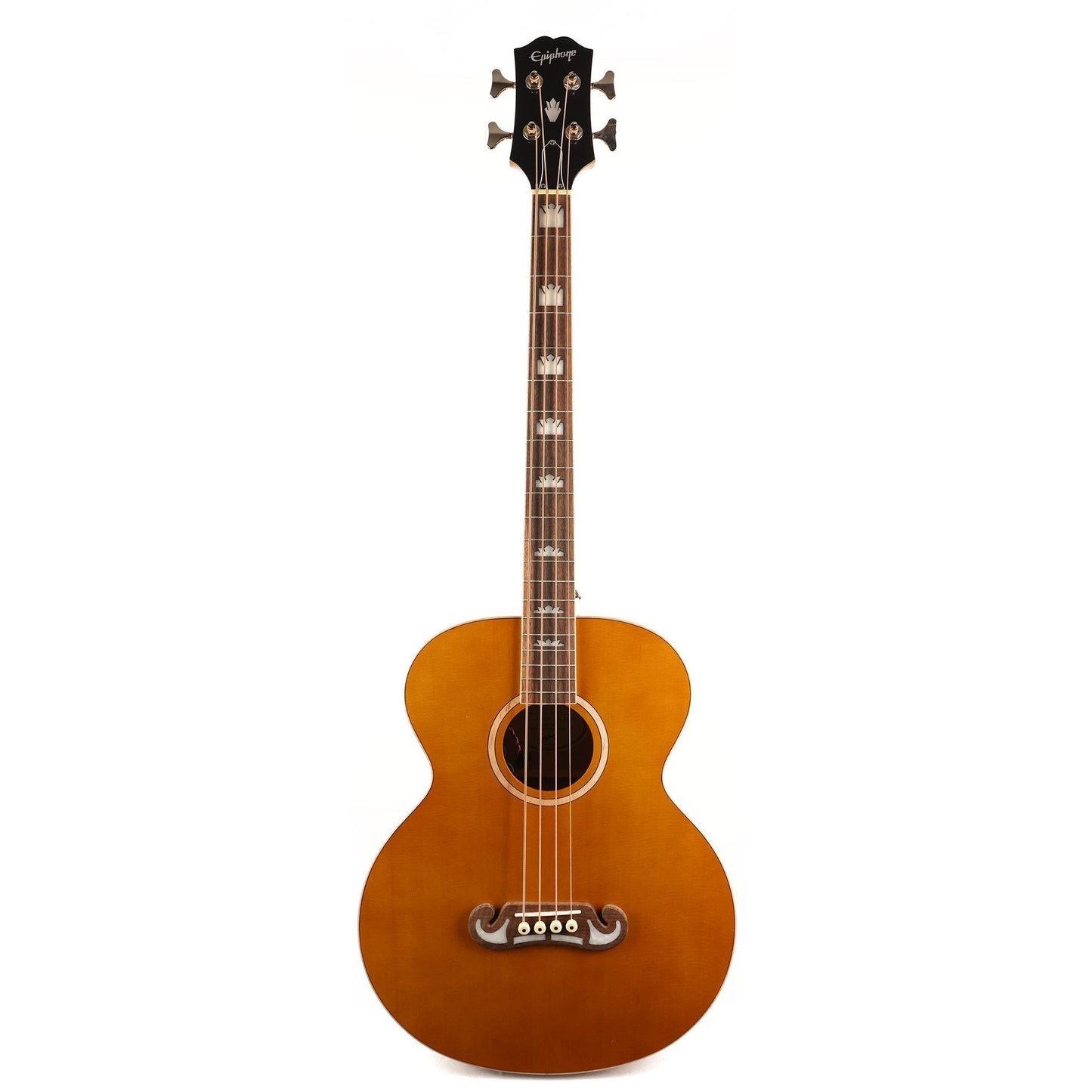 Epiphone El Capitan J-200 Studio Acoustic-Electric Bass Aged Vintage Natural Used