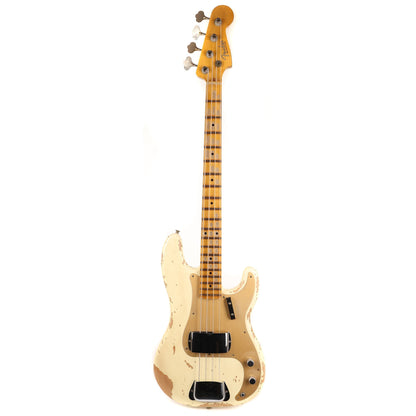 Fender Custom Shop 1958 Precision Bass Heavy Relic Vintage White 2023