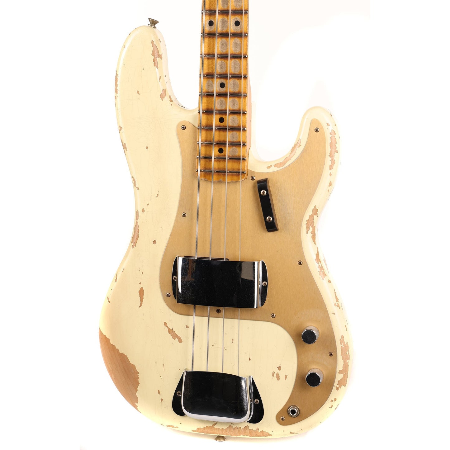 Fender Custom Shop 1958 Precision Bass Heavy Relic Vintage White 2023