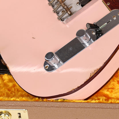 Fender Custom Shop 1960 Custom Telecaster Relic Shell Pink with Tortoise Binding 2023