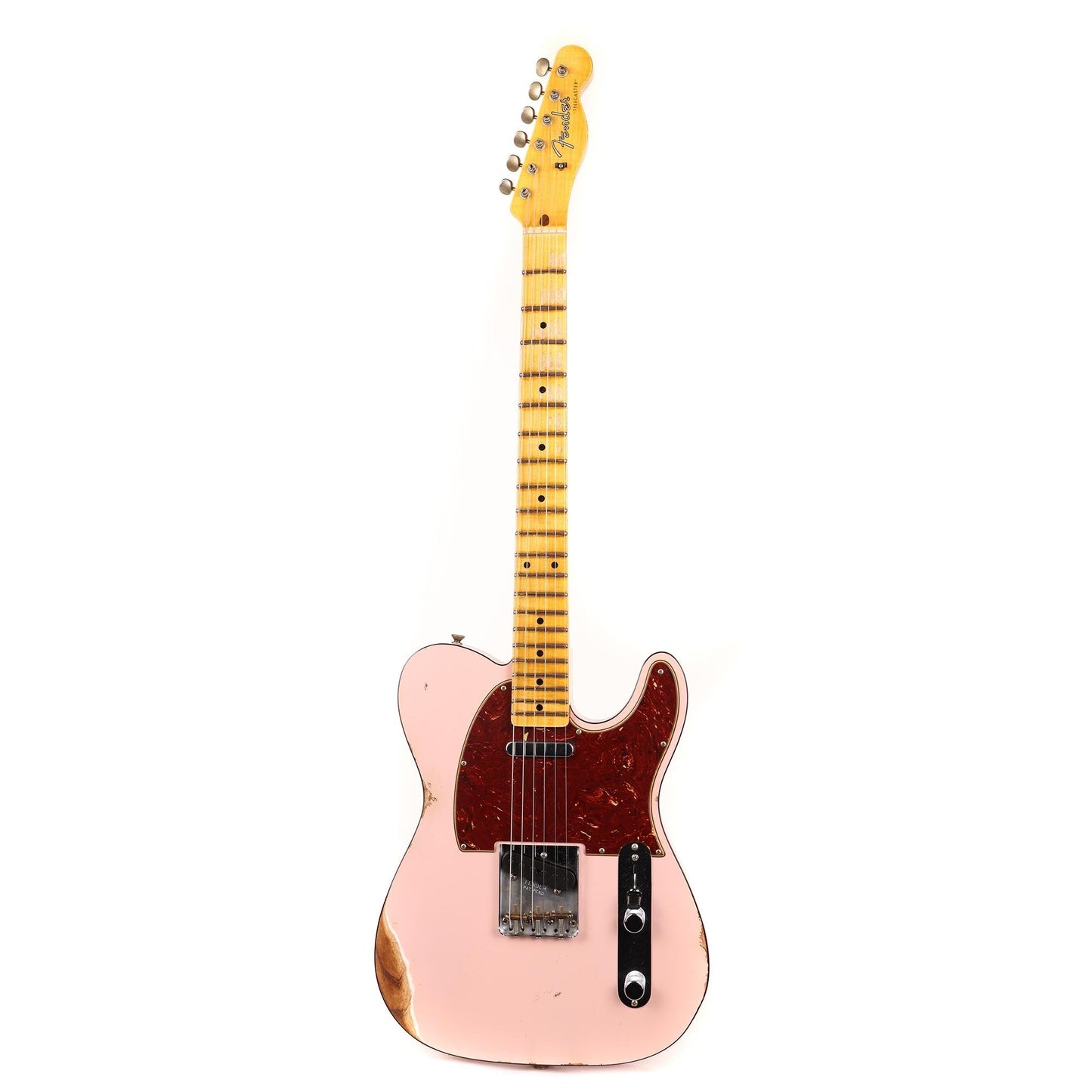Fender Custom Shop 1960 Custom Telecaster Relic Shell Pink with Tortoise Binding 2023