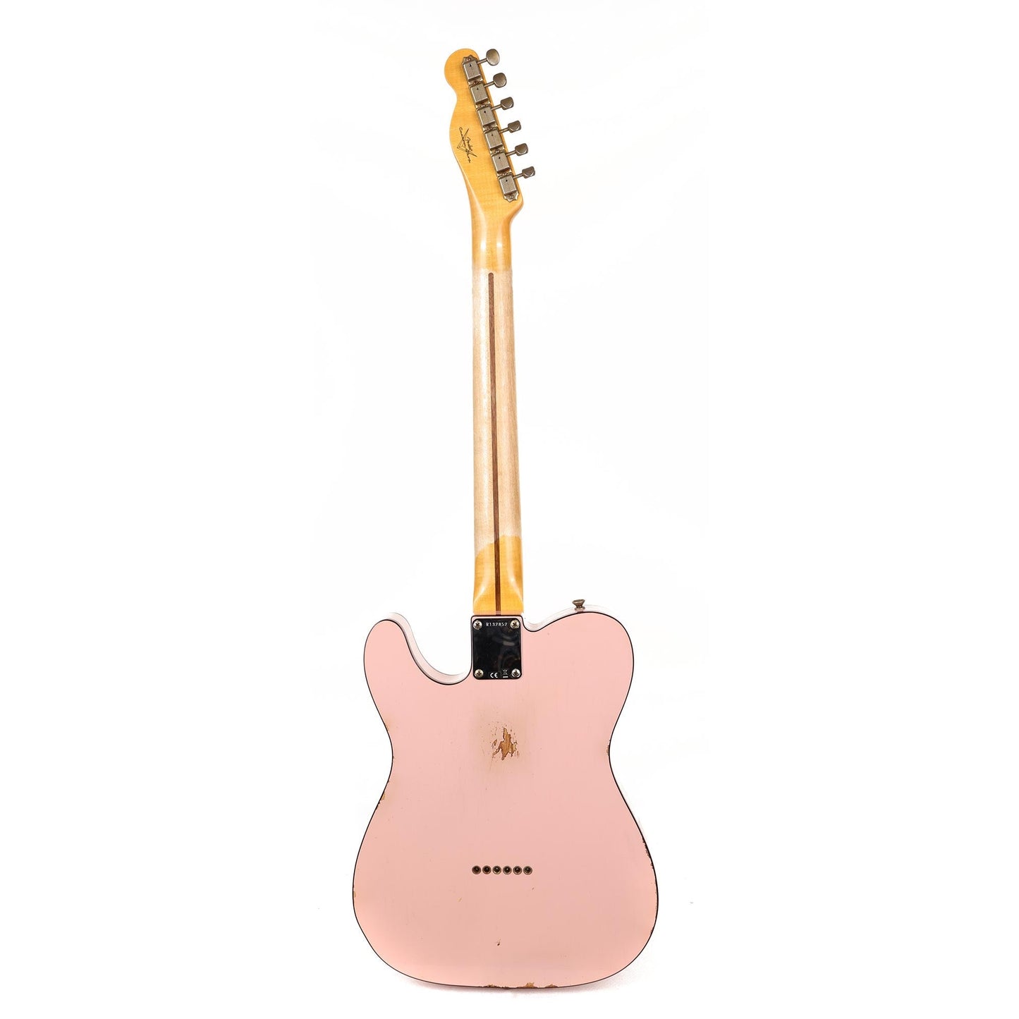 Fender Custom Shop 1960 Custom Telecaster Relic Shell Pink with Tortoise Binding 2023