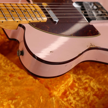 Fender Custom Shop 1960 Custom Telecaster Relic Shell Pink with Tortoise Binding 2023