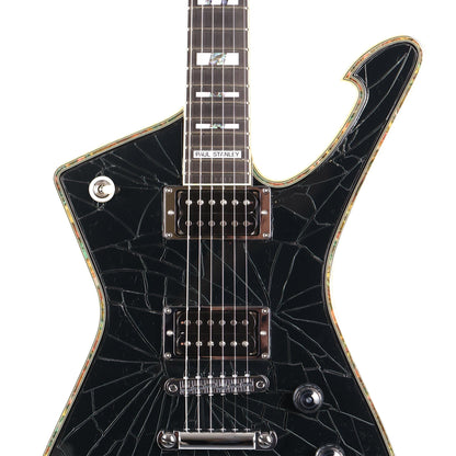 Ibanez Paul Stanley PS3CM Signature Guitar Black Acrylic Cracked Mirror