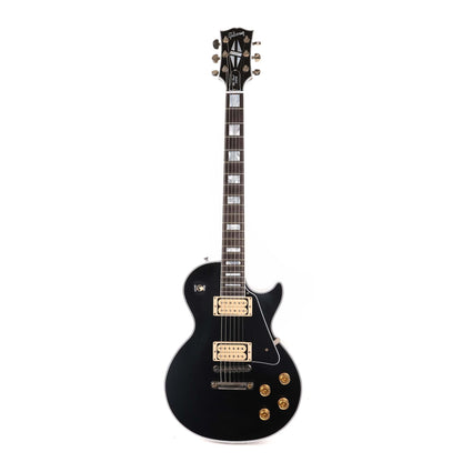 Gibson Custom Shop Les Paul Custom Made 2 Measure Ebony with Double Classic White Pickups