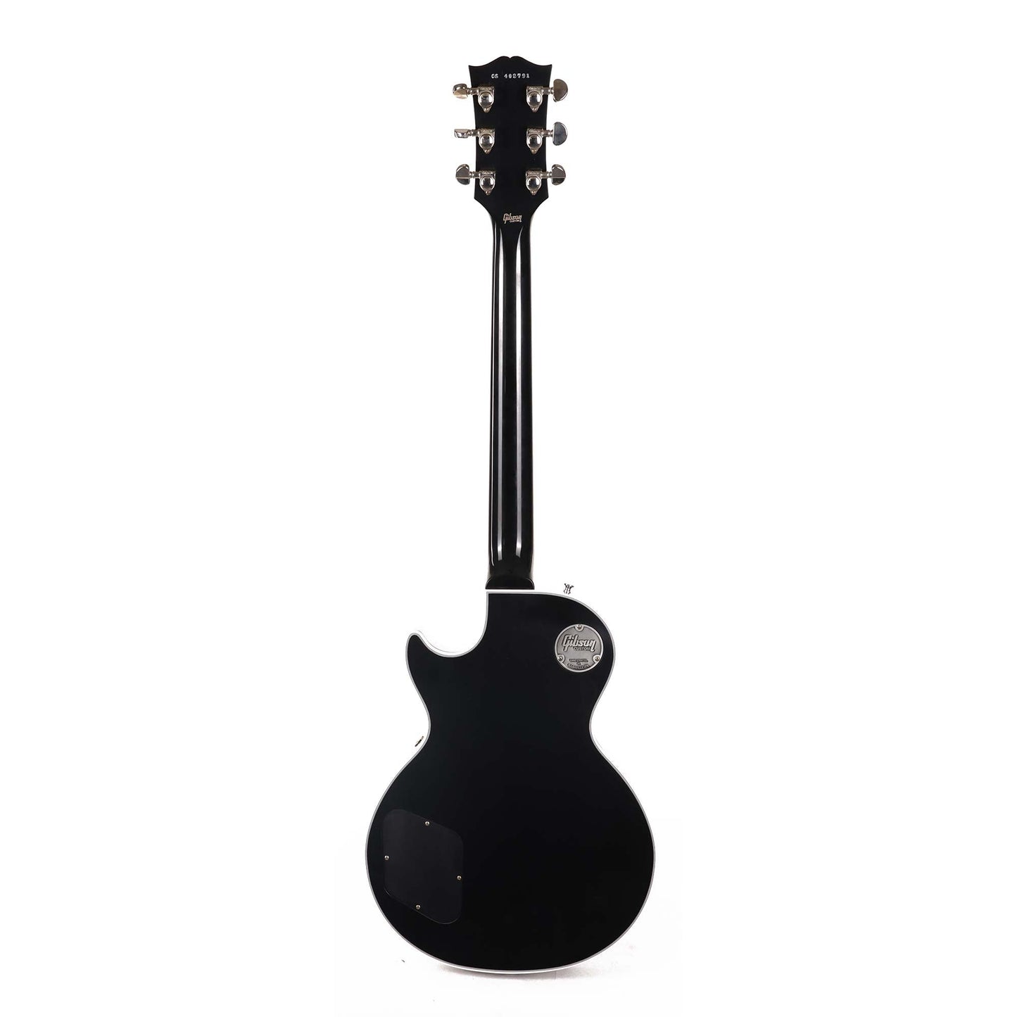 Gibson Custom Shop Les Paul Custom Made 2 Measure Ebony with Double Classic White Pickups