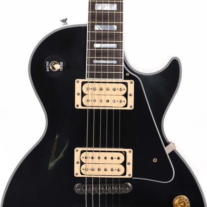 Gibson Custom Shop Les Paul Custom Made 2 Measure Ebony with Double Classic White Pickups