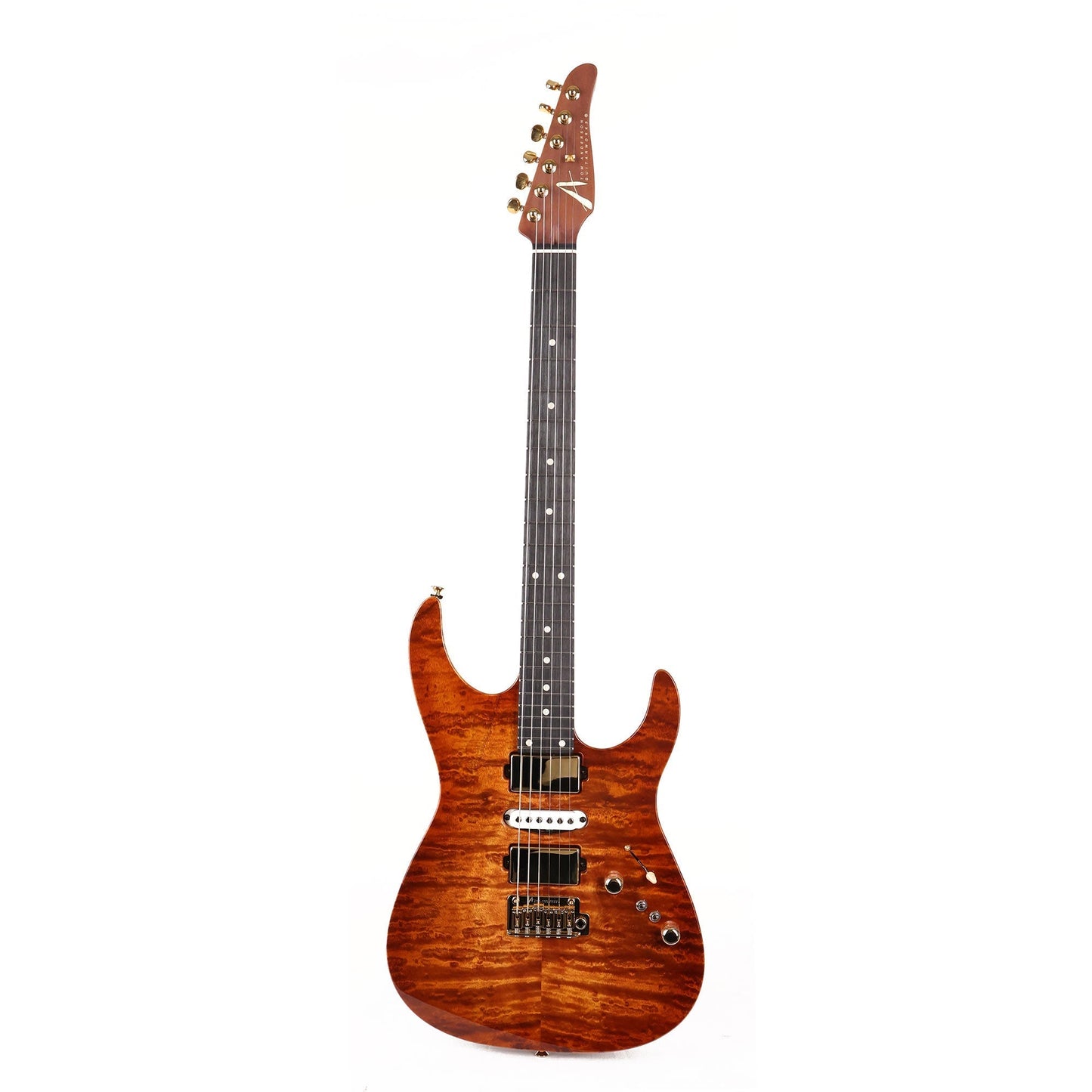 Tom Anderson Angel Koa Top Honey Shaded Edge