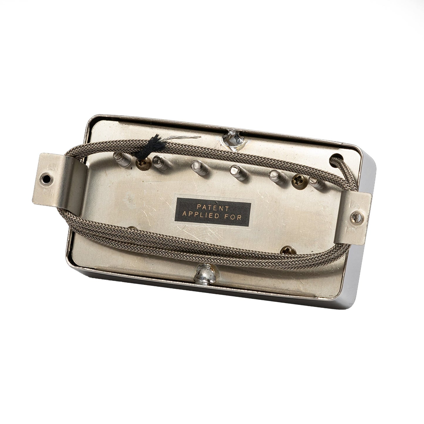 Gibson Custombucker Pickup Set Double Black True Historic Nickel Cover