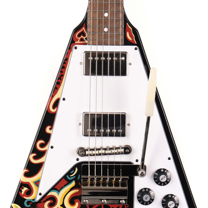 Epiphone Jimi Hendrix Love Drops Flying V Ebony