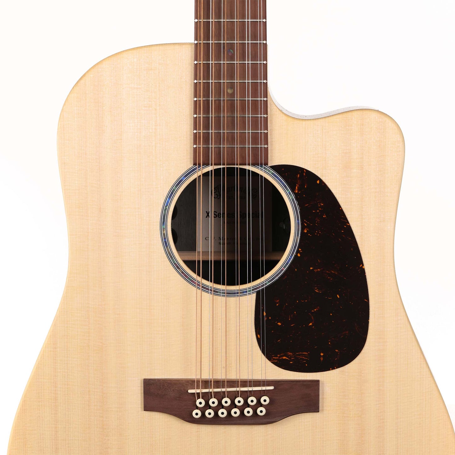 Martin DC-X2E Sitka Spruce and Brazilian Rosewood 12-String Acoustic-Electric