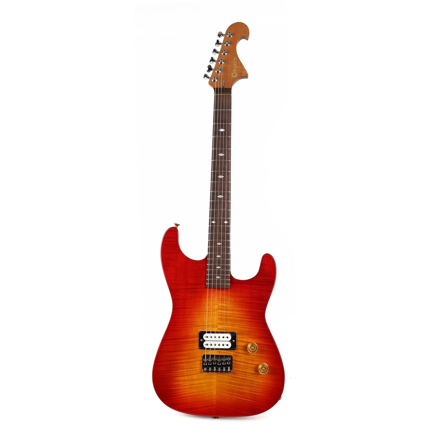 Colletti Guitars Speed of Sound Cherry Sunburst Single Pickup