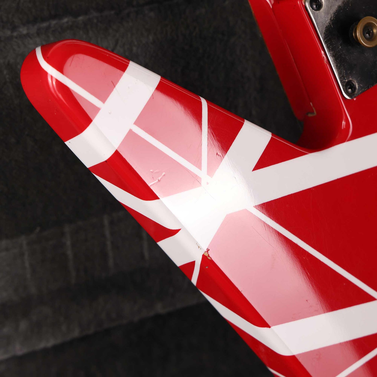 1980 Charvel 'Pre-Production' Red and White Striped Guitar
