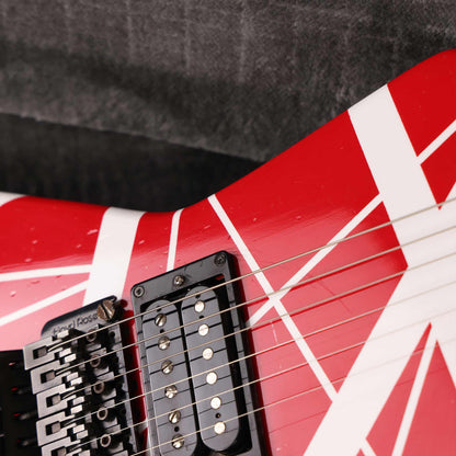 1980 Charvel 'Pre-Production' Red and White Striped Guitar