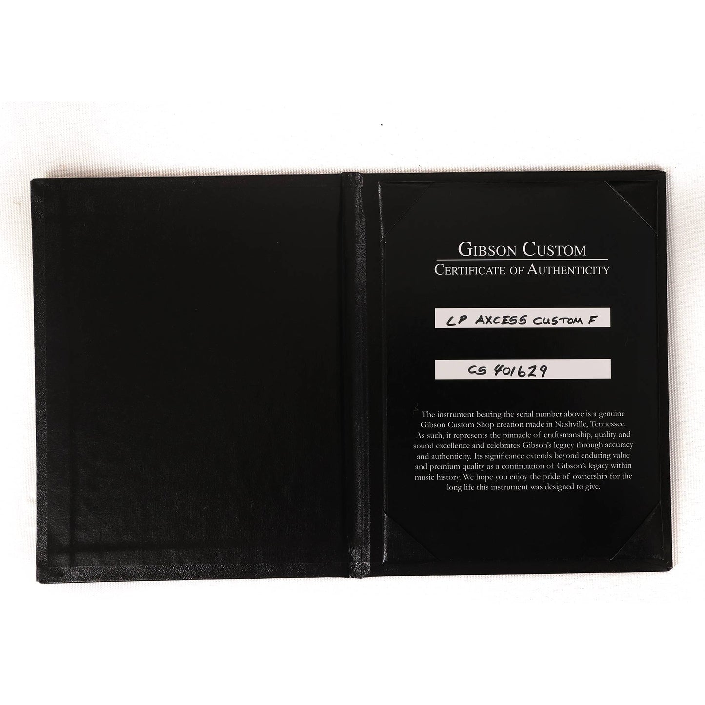 Gibson Custom Shop Les Paul Custom Axcess Made 2 Measure Iguana Burst