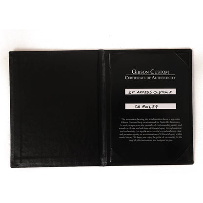 Gibson Custom Shop Les Paul Custom Axcess Made 2 Measure Iguana Burst